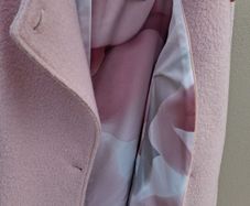 Ted Baker - Safiera Long Wrap Coat - 100% Wool - Pastel Pink - UK 8 - BNWT RRP 460