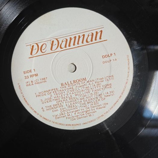 De Danann, 2 x LPs, Ballroom (Dolores Keane), Star Spangled Molly, Irish Trad/ Folk