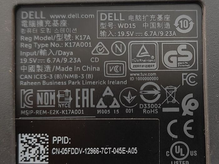 Dell WD15 Docking Station