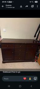 Large Solid Wooden Cabinet