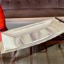 Mid Century Modern Stainless Steel Canoe Tray Danish Lundtofte DKF 1960s Image 2