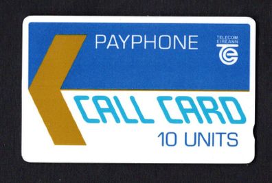 1988 Ireland 10 unit Trial (narrow notch) Call card. Telecom Eireann card number 1003
