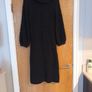 Monsoon Black  Long Boucle Kinit Coatigan.    S. 14. Image 4