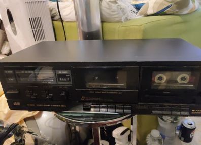 JVC  double cassette tape player