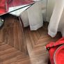 Custom Handmade Mirrored Geometric Side Table / Pedestal Stand Image 5