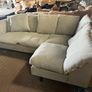 Grey corner sofa set l shaped Image 3