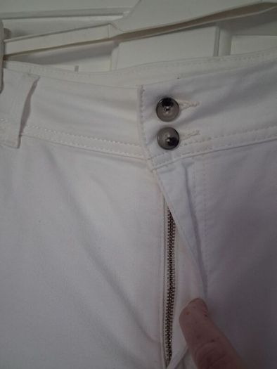 Mint Velvet Jeans Trousers - Ivory White - Size 12R - BNWT RRP 119