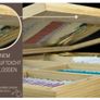 Brand New Premium tea box including sugar shaker 100 bamboo wood, with 8 dividers - Image 4