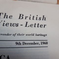 CANDOUR  ( The British views letter )