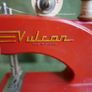 Antique Toy Sewing Machine Red Vulcan 1950s Display JAPAN JP Image 4