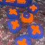 Chunky Knit Tic Tac Toe Game | Sensory Play Mat, Kids Gift | Handmade Soft Play Image 5
