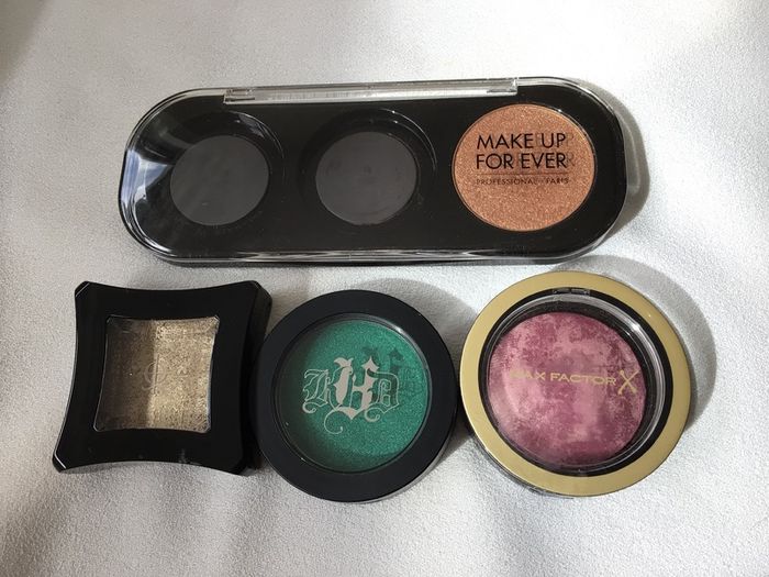 Eyeshadow KVD  Illamasqua. Makeup Forever and MaxFactor Collection