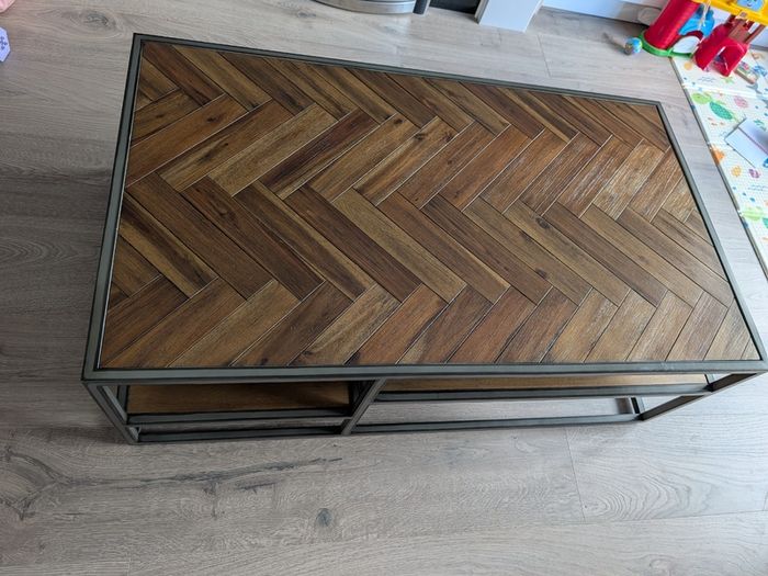 Wooden coffee table