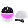 Rotating Projection Lamp USB LED Night Light Sky Moon Star Master Projector for Kids Baby Sleep Lighting Image 2