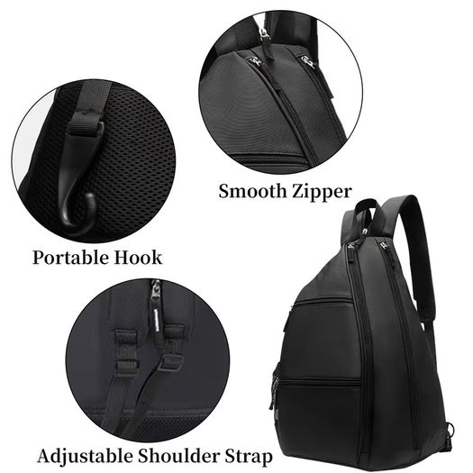 Brand New Pickleball Bag Portable Lightweight Adjustable with Fence Hooks