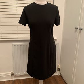 Black classic shift dress. Size 10