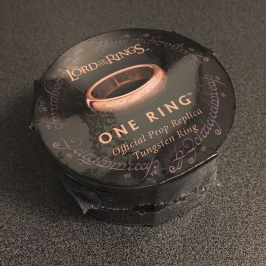 Jens Hansen Lord of the Rings Size 8 Tungsten Ring NEW SEALED