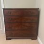 Dark Rosewood 4 drawer clothes chest Image 2