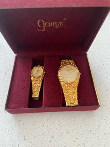 Gruen geneve him and her watches antique