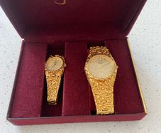 Gruen geneve him and her watches antique