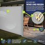Side Awning 160 x 400 cm  Privacy Screen UV Protection Wind & Sun Image 3