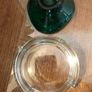 Whitefriars Green Glass Dish and Clear Glass Dish Image 3
