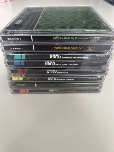 8 Schranz Techno CDs