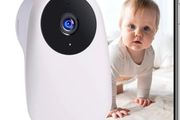 Baby Monitor Pet WiFi Camera 1080P with Night Vision Motion &amp; Sound Detection 2.4Ghz Remote Control Camera for Indoor Baby Nanny and Pet Monitor, Compatible with Alexa (FREE POSTAGE)