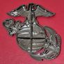 Metal United States Marine corp badge . Image 2