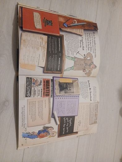 Coloured illustrated hardback The Gloriumptious world of Roald Dahl