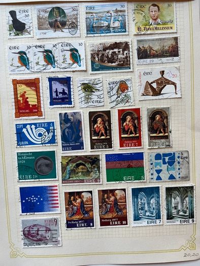 Irish stamps 19 pages