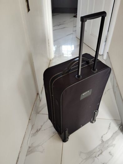 black suitcase