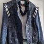 SANDRO boucle striped jacket Sz 2 (Fit10-12UK) Rrp 350 (New) Image 4