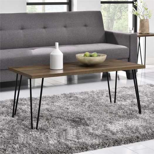 Dorel Owen Retro Coffee Table - Walnut - 5067396COMUK