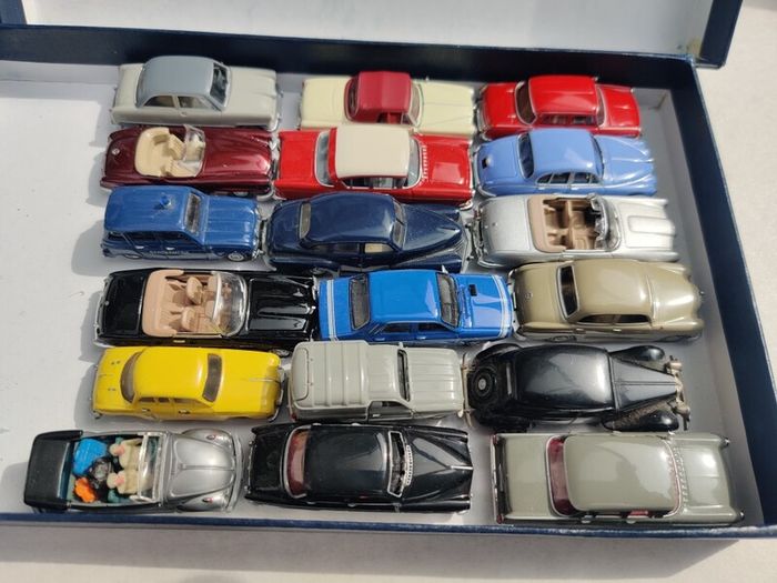 18 Car models: Wiking, Herpa, Brekina, Norev, Eko