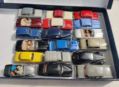 18 Car models: Wiking, Herpa, Brekina, Norev, Eko