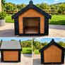 Handmade Wooden Dog Houses Small, Medium & Large Sizes Available Image 2