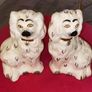 Antique Staffordshire Dogs miniature Pair Image 6