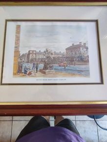 Framed Print Of Pronost's House Trinity College Dublin1990