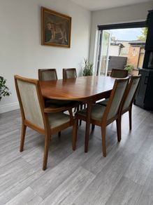 Mid Century Dining Chairs x 6