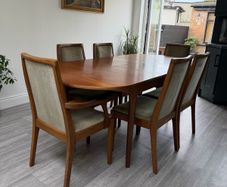 Mid Century Dining Chairs x 6