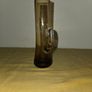 Vintage hand blown Amber Jug Image 2