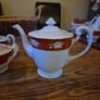 Antique Chinese Teapot, sugar bowl and milk jug. Image 7