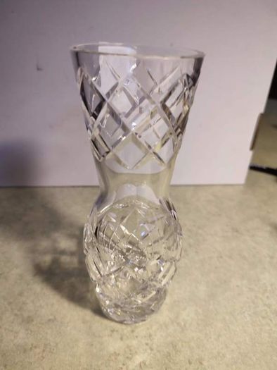 VINTAGE CAVAN Irish Crystal  Bud Vase.  Heavy and thick cut. No. 34
