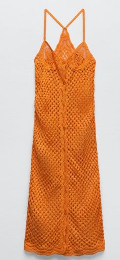 zara crochet dress