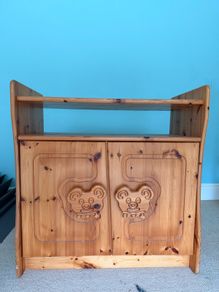Solid Pine Baby Changing Table / Nursery Storage Unit