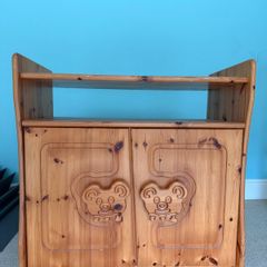 Solid Pine Baby Changing Table / Nursery Storage Unit