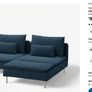 IKEA SDERHAMN 2-Seat Sofa with Chaise Longue Image 8
