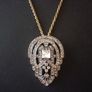 Vintage Art Deco Style Crystal PENDANT ONLY Image 2