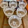 Vintage Masserini Barocco Footed Glass Bowl Coupe Goblet Made in Italy 1960s 1970s Image 4